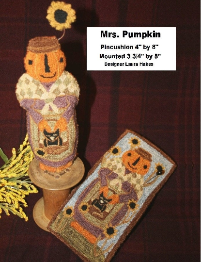 Mrs. Pumpkin Downloadable Pattern by Fiddlestix Designs