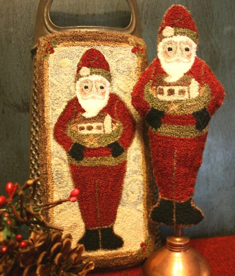 Old World Santa Downloadable Pattern by Fiddlestix Designs