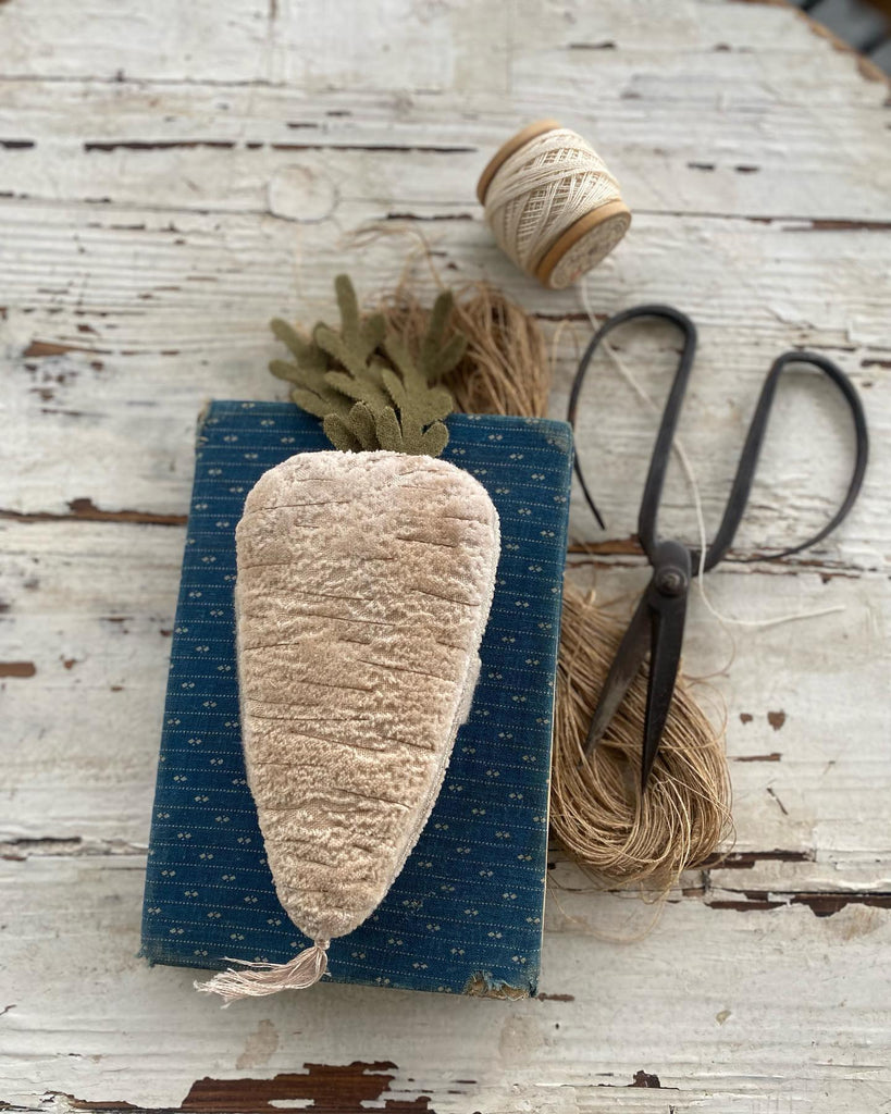 Velvet Parsnip Needle Book by Stacy Nash - Pattern and Velvet, Wool and Floss Kit Options Available