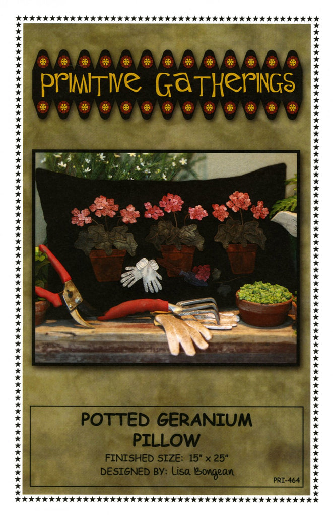 Potted Geranium by Primitive Gatherings