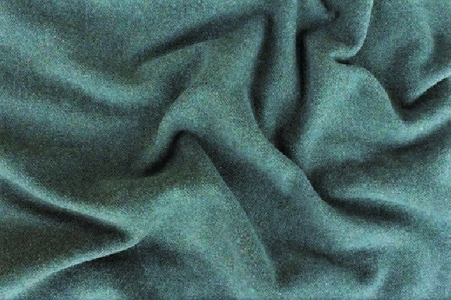 Robin Egg Blue Heathered Mill-dyed Wool Fabric