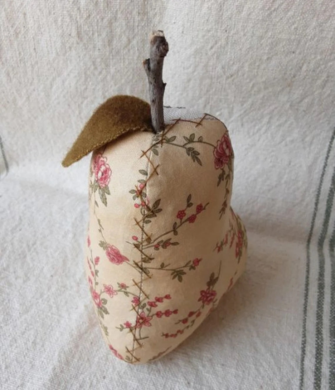 Sampler Pear Pattern designed by Threadwork Primitives – fiddlestix designs