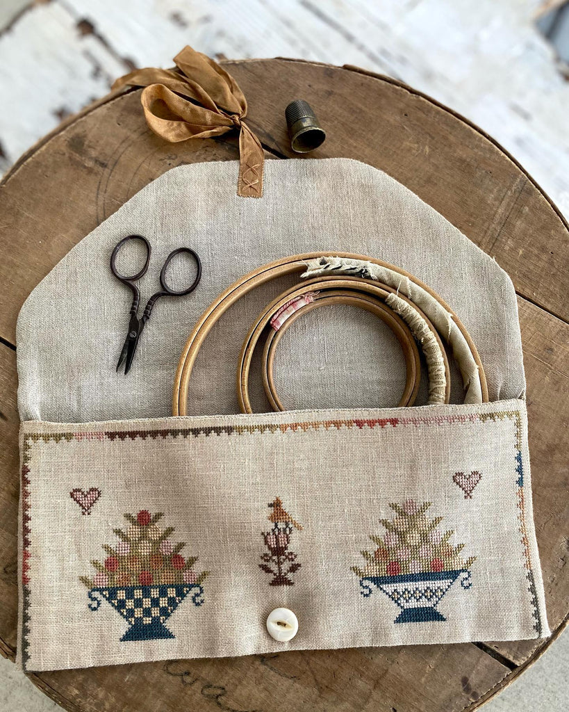 Sarah's Sewing Bag by Stacy Nash - Pattern and Floss Kit Options Available