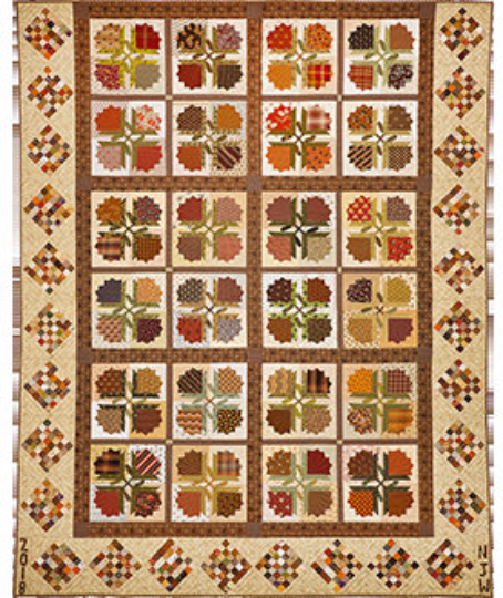 Square Dancing with Flowers Pattern by Norma Whaley
