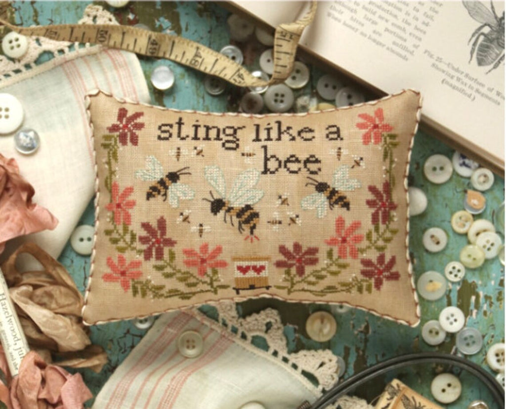 Sting Like a Bee Pinkeep by Heartstring Samplery