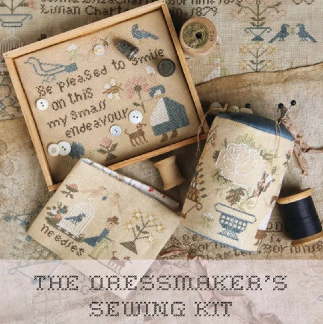 The Dressmaker's Sewing Kit by Heartstring Samplery – fiddlestix designs