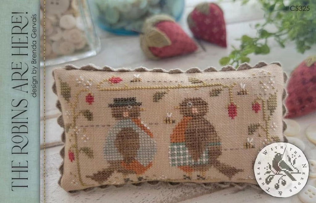 The Robins are Here Pattern by Brenda Gervais