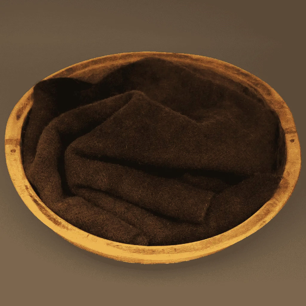 Tobacco Hand-Dyed 100% Wool Fabric by Blackberry Primitives
