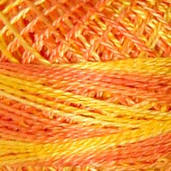 V1 Orange Blossom Valdani # 8 Perle Cotton Floss